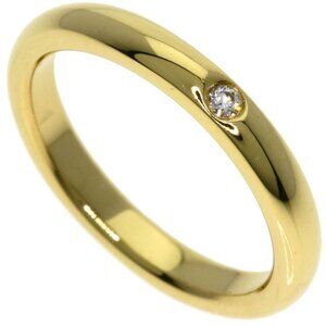 Tiffany & Co. Stacking Band Diamond Ring 18K Yellow Gold